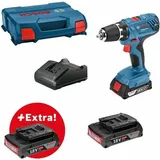 Bosch Gsr 18v-21(3x 2.0ahgal18v-20/Koffer