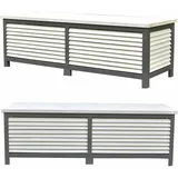 Auflagenbox 140CM Kissenbox Gartentruhe Gartenbox Gerätetruhe Auflagentruhe - Melko