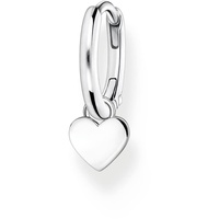 Thomas Sabo Einzel Creole Herz Anhänger 925 Sterling Silber CR696-001-21