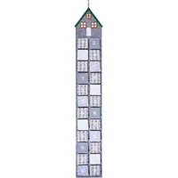 LuxusKollektion XXL Adventskalender 145cm zum Befüllen Weihnachten Filz Stoffsäckchen für Kinder & Erwachsene