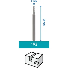 DREMEL Hochgeschwindigkeits-Fräsmesser 2,0 mm 2 Stück