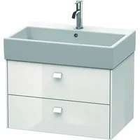 Duravit Brioso Waschtischunterbau BR415402222 684x459mm, Weiß Hochglanz, 2 Auszüge