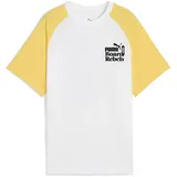 Puma Mid90s Graphic T-Shirt II Jungen 02 white/sunny yellow 164