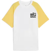 Puma Mid90s Graphic T-Shirt II Jungen 02 white/sunny yellow 164