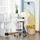 Homcom Barhocker 56 x 57 x 104-127 cm Beige
