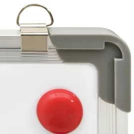 vidaXL Whiteboard Weiß 70 x 50 cm Stahl