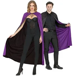 Wendecape schwarz-violett für Erwachsene - OS