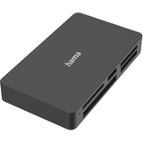Hama SD Kartenlesegerät USB 3.0 „All in One“ 5 Slots (5 Gbps USB Kartenleser für SD, SDHC, SDXC, microSD, microSDHC, microSDXC, MMC, MS, CF, xD Speicherkarten, 5in1 Card Reader für Windows und Mac)