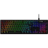 Kingston HyperX Alloy Origins PBT – Mechanische Gaming Tastatur, PBT Keycaps, Tastenkappen, RGB, HyperX Mechanische Switches, Schalter, kompakt, tragbar, robustes Aluminiumgehäuse, verstellbare Füße, Schwarz