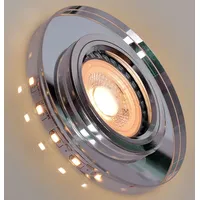 Maxkomfort GmbH 10x MAXKOMFORT Glas Einbaustrahler mit LED Ring