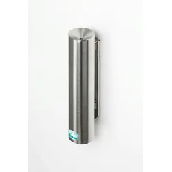 PROREGAL Robuster Sicherheitsascher verschließbar | Keine lange Rauchbelästigung | 0,6 Liter, HxBxT 30x10x10cm | Edelstahl | Ascher Aschenbecher