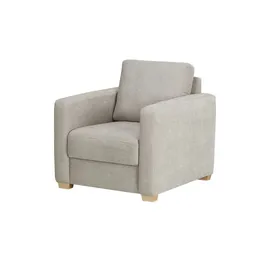 bobb Relaxsessel Lisa de Luxe Mikrofaser 85 x 90 x 93 cm Grau