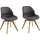 MCA Furniture Esszimmerstuhl »Henderson«, (Set), 2 St., 180° drehbar mit Nivellierung, mit Feinflor Absetzung, bis 120 kg