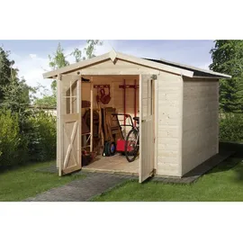 Weka Gartenhaus 316 2,54 x 1,94 m natur