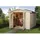 Weka Gartenhaus 316 2,54 x 1,94 m natur