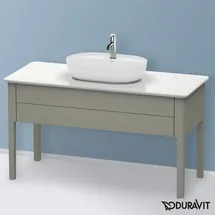 Duravit Waschtischunterschrank 1 Auszug 133,8 x 74,3 x 57 cm Steingrau Seidenmatt