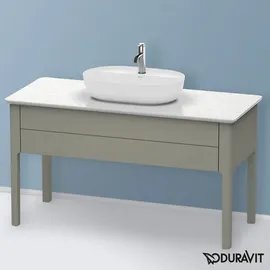 Duravit Waschtischunterschrank 1 Auszug 133,8 x 74,3 x 57 cm Steingrau Seidenmatt