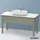Duravit Waschtischunterschrank 1 Auszug 133,8 x 74,3 x 57 cm Steingrau Seidenmatt