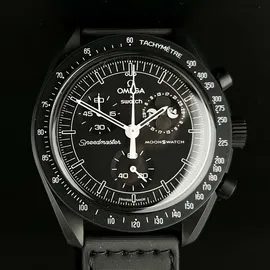 Swatch x Omega Mission To The Moonphase Snoopy Black