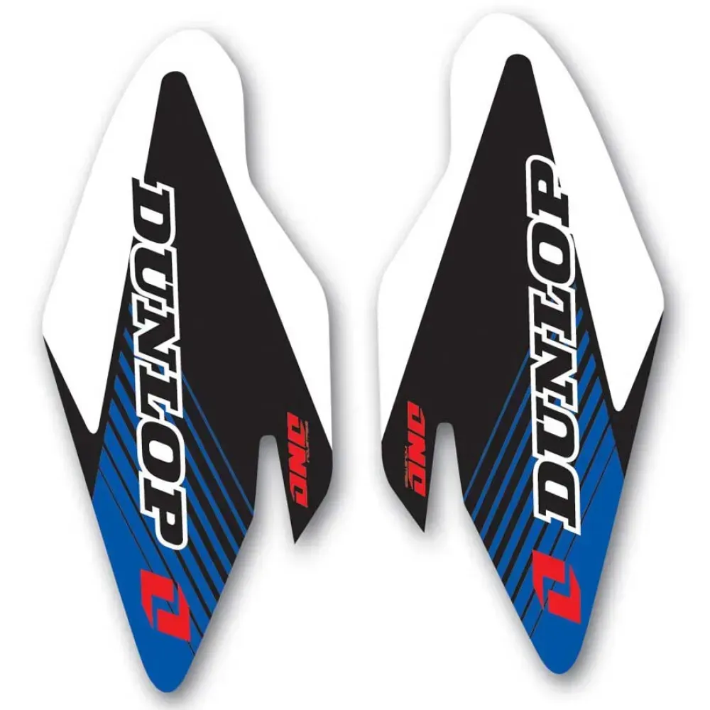 One Industries Yamaha Yz 250f/450f 10-11 Fork Protector Grafik-kit - Black / White / Blue - One Size