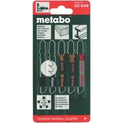 Metabo Stichsägeblattsortiment 2, Holz+Metall+Kunststoffe, 5-teilig, HCS/HSS, 4xHolz, 1xMetall