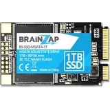 BRAINZAP 1TB 1000GB mSATA SSD - SATA III 6 GBit/s - Mini SATA - 550MB/s Lesen 540MB/s Schreiben Solid State Drive