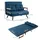 Homcom Schlafsofa Stahl, Polyester