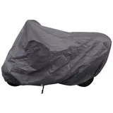 vidaXL Motorrad Abdeckplane Ganzgarage Schutzhülle grau