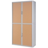 EASYOFFICE Rollladenschrank »easyOffice« 110 x 204 cm grau, easyOffice, 110x204x41.5 cm