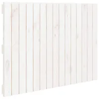 vidaXL Wand-Kopfteil Weiß 95,5x3x60 cm Massivholz Kiefer