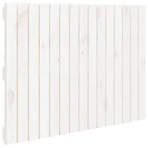 vidaXL Wand-Kopfteil Weiß 95,5x3x60 cm Massivholz Kiefer