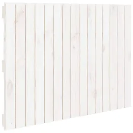 vidaXL Wand-Kopfteil Weiß 95,5x3x60 cm Massivholz Kiefer