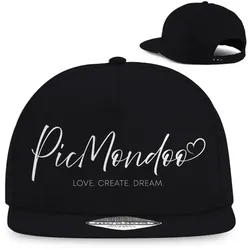 Snapback Rapper Cap picmondoo logo