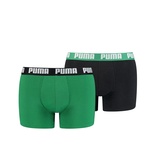 Puma Basic Boxershorts amazon green M 2er Pack
