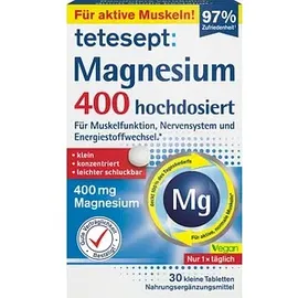 Tetesept Magnesium 400 hochdosiert Tabletten 30 St.