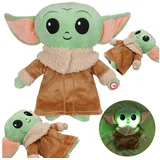 Sarcia.eu Kuscheltier Star Wars Baby Yoda Leuchtender Plüsch/Maskottchen 29 cm grün