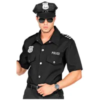 W WIDMANN MILANO Party Fashion - Kostüm Hemd Polizist, Uniform, Polizei, Police Officer, Faschingskostüm