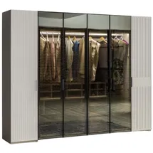 aea Kleiderschrank Loft 61 x 202 x 303 cm Weiß