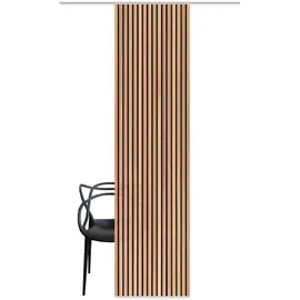 HOME WOHNIDEEN Flächenvorhang Panilo, Braun, Textil, Graphik, 60x245 cm, Oeko-Tex® Standard 100, mit Beschwerungsstab, Flauschband, Öffnung für Paneelwagen, Wohntextilien, Gardinen & Vorhänge, Schiebegardinen