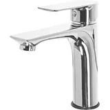 Beliani - Wasserhahn Silber aus Messing Chrom Badezimmer/ Armaturen/ Badarmaturen Klassischer Wasserhahn Modernes Design