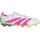 adidas Predator League FG/MG Fußballschuhe - cloud white/lucid pink/lucid lemon 42 2/3