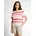 mit Streifen Muster orange M