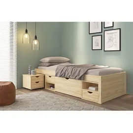 VCM ebuy24 Bett 90x200 cm, Natur.