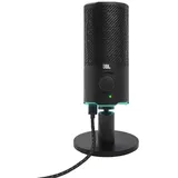 JBL Quantum Stream USB-Mikrofon mit zweifachem Kondensator für Streaming schwarz