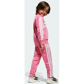 adidas Seasonal Essentials Tiberio Trainingsanzug Pink Fusion/White/Clear Pink 116