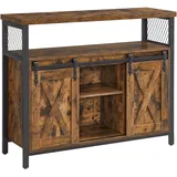 VASAGLE Sideboard mit Schiebetüren - L100 cm