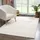 Carpet City Hochflor Teppich 120 x 170 cm Creme