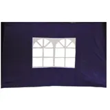 Lex 2er Set Seitenteile für Pavillon 3x3m Fenster Seitenwand Faltpavillon blau