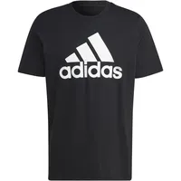 Adidas Essentials Single Jersey Big Logo T-Shirt Black / White 4XL