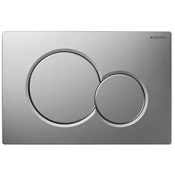 Geberit Betätigungsplatte SIGMA01 matt-chrom, 2-Mengen-Spülung - 115770JQ5